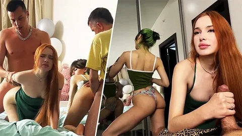 Hard Foursome College Students get Wild in a Steamy Orgy with a behind the Sc…